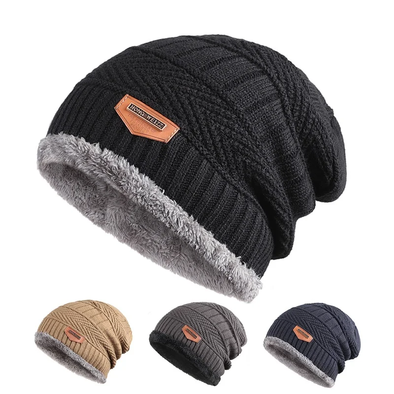 New Men's winter hat fashion knitted black hats Fall Hat Thick and warm and Bonnet Skullies Beanie Soft Knitted Beanies Cotton
New Men's winter hat fashion knitted black hats Fall Hat Thick and warm and Bonnet Skullies Beanie Soft Knitted Beanies Cotton