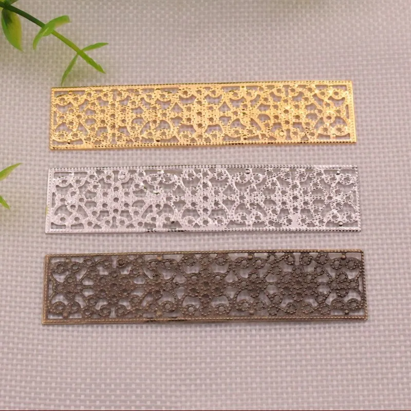 20Pcs DIY Jewelry Accessories Filigree Wraps Connectors 85*20MM Metal Leaf Ancient Headwear Hairpin Handmade Material
20Pcs DIY Jewelry Accessories Filigree Wraps Connectors 85*20MM Metal Leaf Ancient Headwear Hairpin Handmade Material