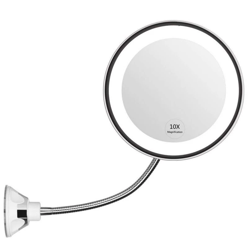 LED Light Makeup Mirror Flexible 10X Magnifying Mirrors illuminated Magnifying Vanity Mirrors With Light For Bathroom Decoration
LED Light Makeup Mirror Flexible 10X Magnifying Mirrors illuminated Magnifying Vanity Mirrors With Light For Bathroom Decoration
