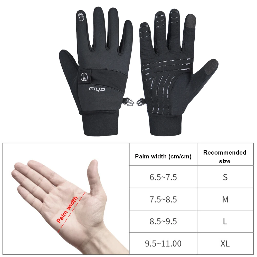 Men's Gloves Full Finger Unisex Cycling Touchscreen Gloves Winter Running Glove Fitness Windproof and Warm for Outdoor Sports
Men's Gloves Full Finger Unisex Cycling Touchscreen Gloves Winter Running Glove Fitness Windproof and Warm for Outdoor Sports