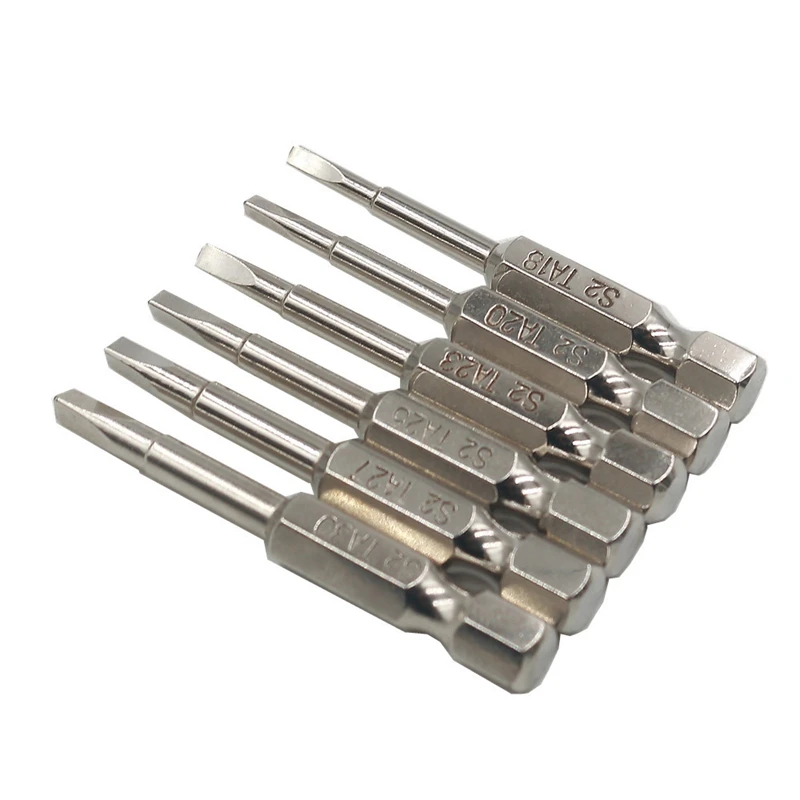 6Pcs S2 Steel Triangular Screw Bits Magnetic Screwdriver Bit Anti Slip Triangle Screw Head 1.8/2/2.3/2.5/2.7/3 Mm Dropshipping
6Pcs S2 Steel Triangular Screw Bits Magnetic Screwdriver Bit Anti Slip Triangle Screw Head 1.8/2/2.3/2.5/2.7/3 Mm Dropshipping