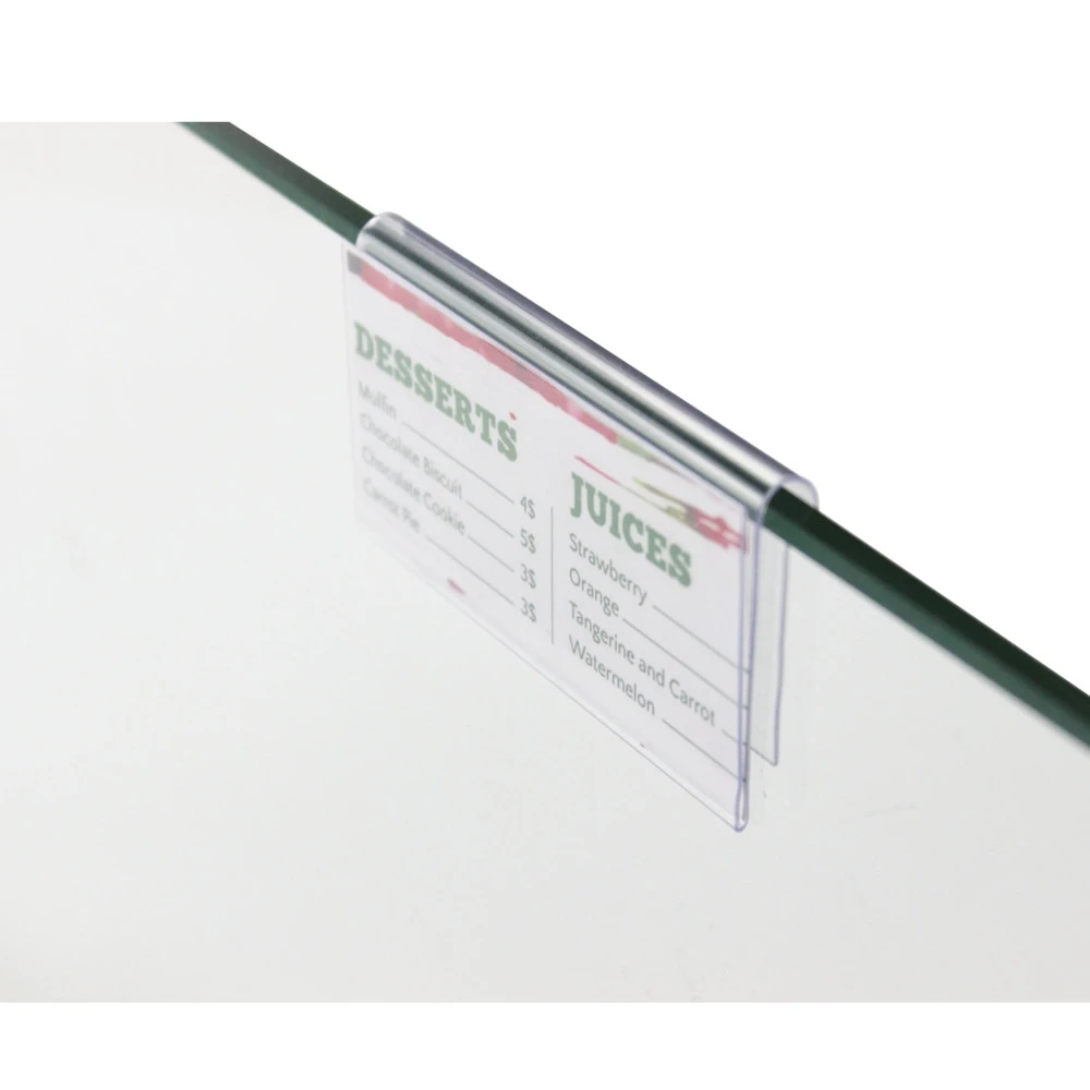 Clear Plastic Wire Shelf Label Holders Retail Price Tag Strip Hanging Card Place Frame
Clear Plastic Wire Shelf Label Holders Retail Price Tag Strip Hanging Card Place Frame