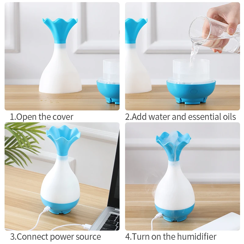 KBAYBO USB diffusers Mini Air Humidifier Ultrasonic mist make Aromatherapy Essential Oil Aroma Diffuser LED Night Light for Home
KBAYBO USB diffusers Mini Air Humidifier Ultrasonic mist make Aromatherapy Essential Oil Aroma Diffuser LED Night Light for Home