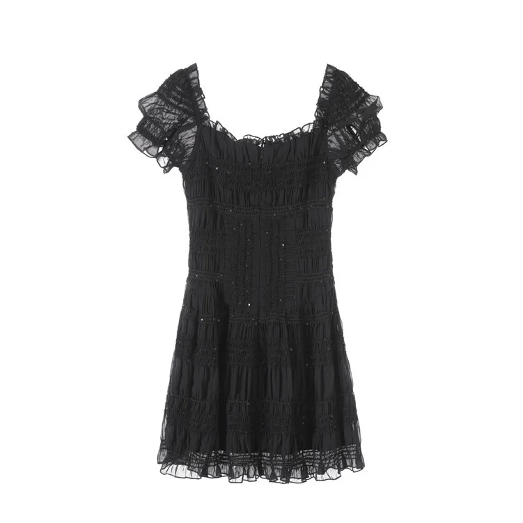 Sexy Puff Sleeve Mini Dress Women 2020 Summer Runway Designer Black Sequin Embroidery dress
Sexy Puff Sleeve Mini Dress Women 2020 Summer Runway Designer Black Sequin Embroidery dress