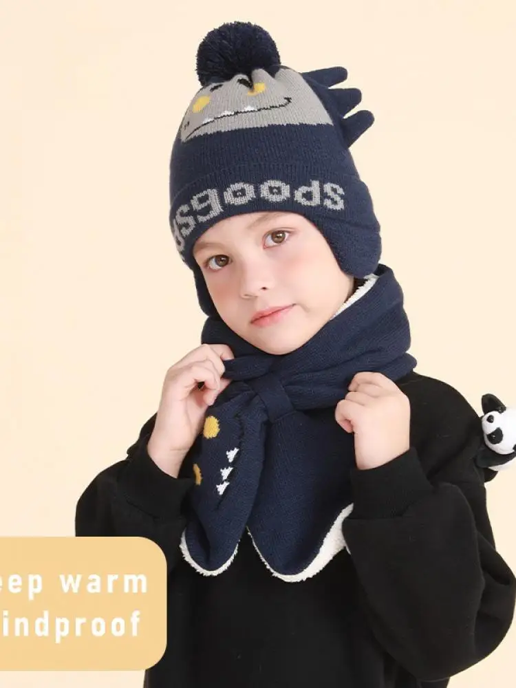 Winter Kids Hat And Scarf Two-Piece Warm And Windproof Cute Fur Ball Cartoon Kids Knitted Hat
Winter Kids Hat And Scarf Two-Piece Warm And Windproof Cute Fur Ball Cartoon Kids Knitted Hat