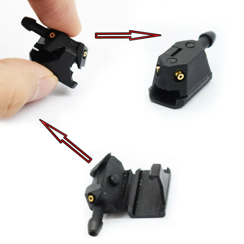 2pcs Set Arm Washer 4 Way Jets Nozzle Black Fits Wiper Systems Universal Wiper Blade
2pcs Set Arm Washer 4 Way Jets Nozzle Black Fits Wiper Systems Universal Wiper Blade