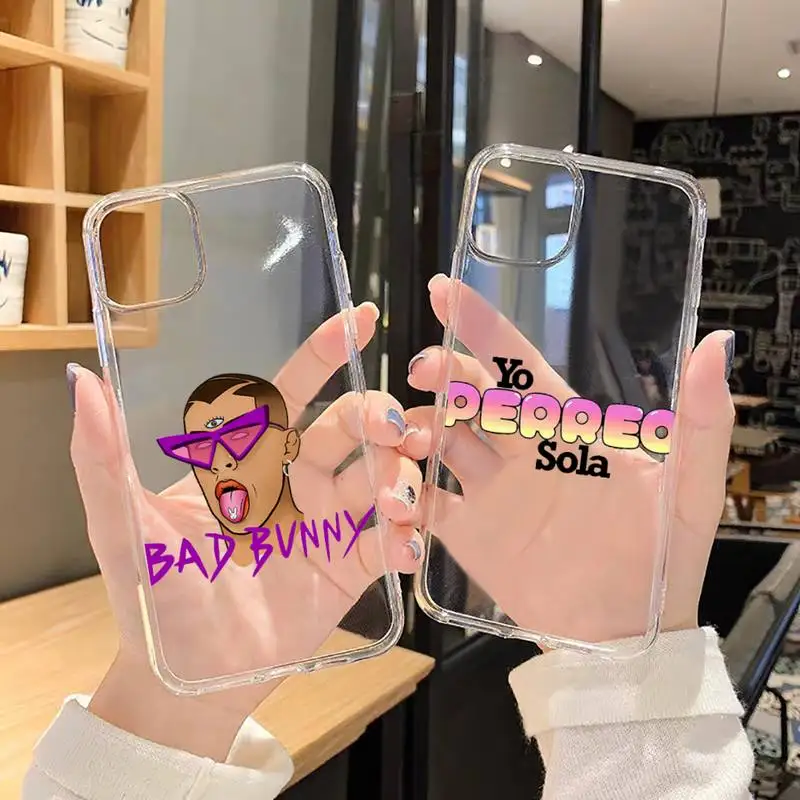 Yo Perreo Sola Bad Bunny Phone Case Transparent soft For iphone 5 5s 5c se 6 6s 7 8 11 12 plus mini x xs xr pro max
Yo Perreo Sola Bad Bunny Phone Case Transparent soft For iphone 5 5s 5c se 6 6s 7 8 11 12 plus mini x xs xr pro max
