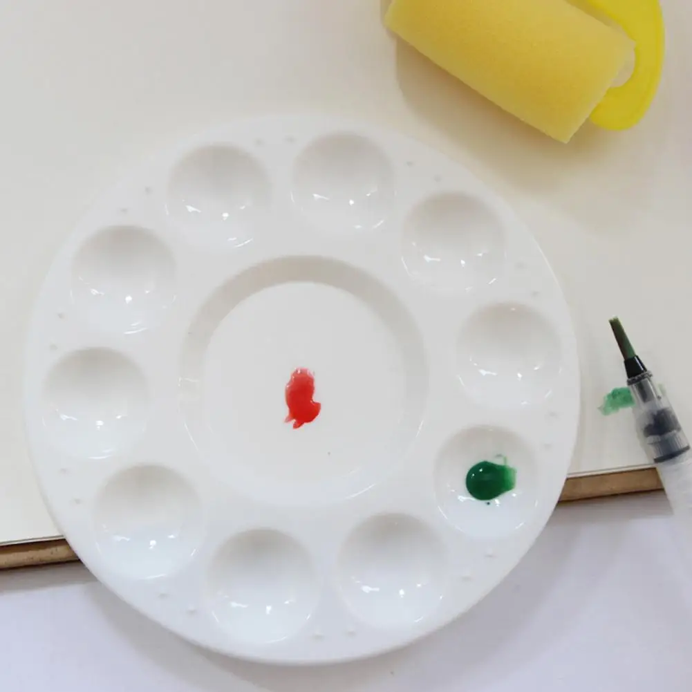 10-Hole Round Plastic Tray Palette Color Mixer Painting Supplies Plastic Palette Art Supplies
10-Hole Round Plastic Tray Palette Color Mixer Painting Supplies Plastic Palette Art Supplies