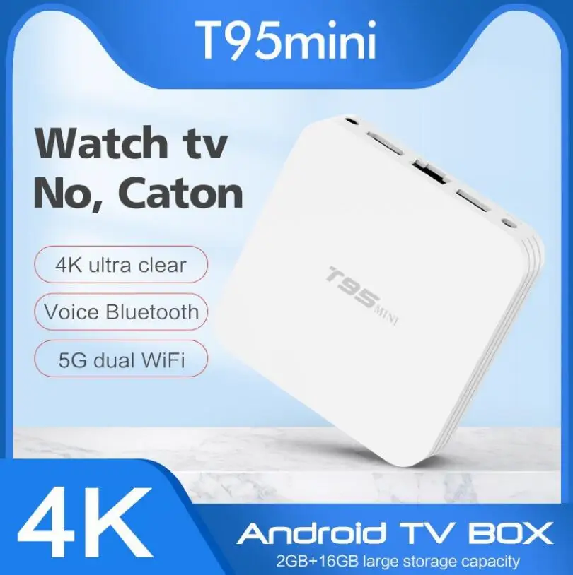 T95 Mini Smart TV BOX 4G RAM 32G ROM Bluetooth Wifi TV Box Set-top Box Android10 3D HDR 4K HDMI USB HD Network TV Box
T95 Mini Smart TV BOX 4G RAM 32G ROM Bluetooth Wifi TV Box Set-top Box Android10 3D HDR 4K HDMI USB HD Network TV Box