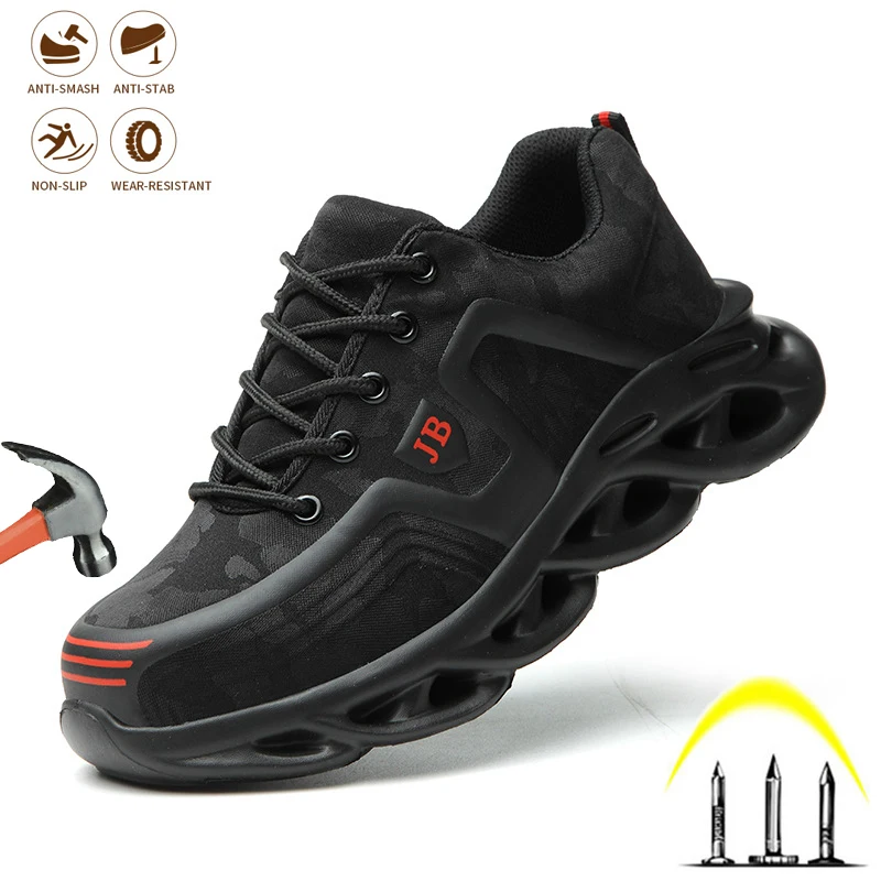 Man Fashion Safety Shoes Steel Toe Cap Anti-piercing Work Shoes Indestructible Anti-smashing Boots Comfortable Outdoor Sneakers
Man Fashion Safety Shoes Steel Toe Cap Anti-piercing Work Shoes Indestructible Anti-smashing Boots Comfortable Outdoor Sneakers
