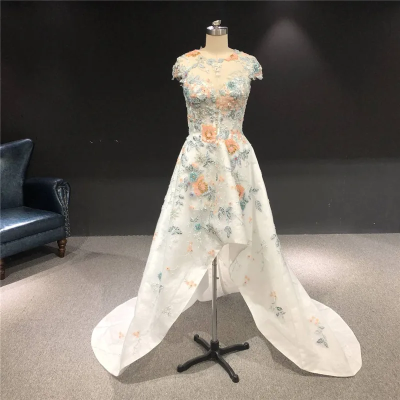 Реальные фотографии, сексуальное короткое женское вечернее платье ZuhairMurad с длинными листьями сзади, вышитыми цветочными бусинами, длинное ...
Реальные фотографии, сексуальное короткое женское вечернее платье ZuhairMurad с длинными листьями сзади, вышитыми цветочными бусинами, длинное ...