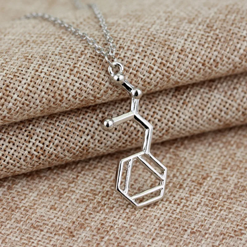 Химическая и биологическая структура кулон ожерелье ювелирные изделия
