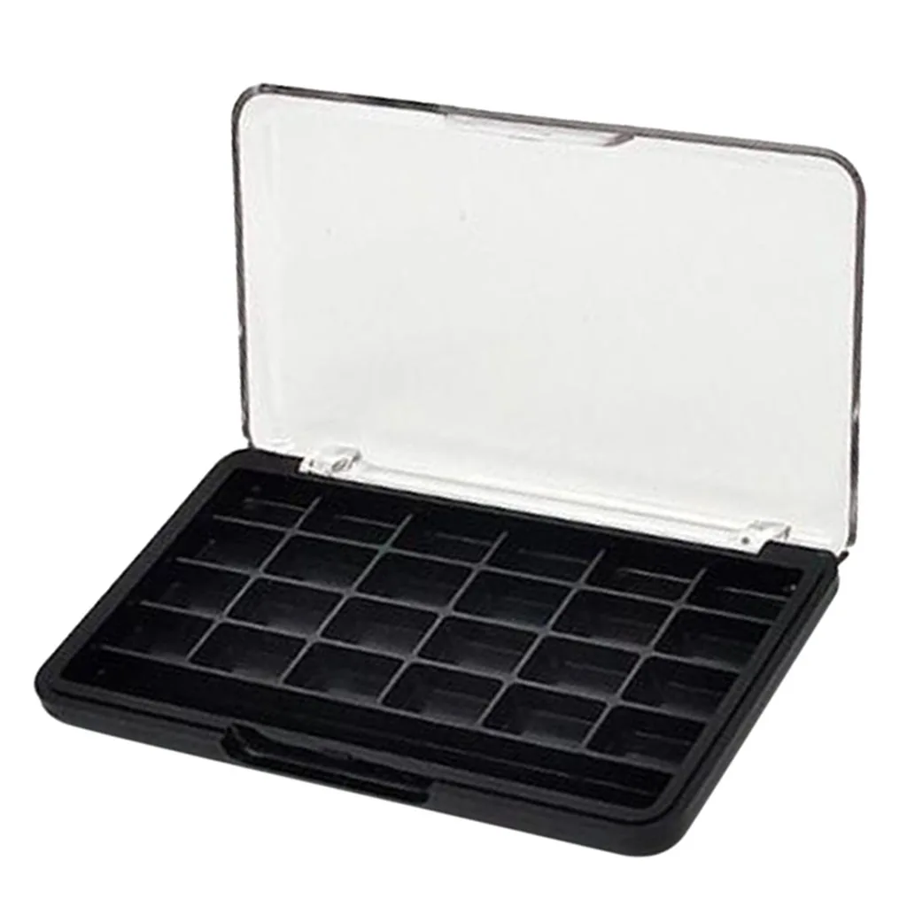 24 Grids DIY Empty Eyeshadow Palette Pallet Box Blusher Lipstick Lip Gloss Blush Powder Holder Case with Brush Slot
24 Grids DIY Empty Eyeshadow Palette Pallet Box Blusher Lipstick Lip Gloss Blush Powder Holder Case with Brush Slot