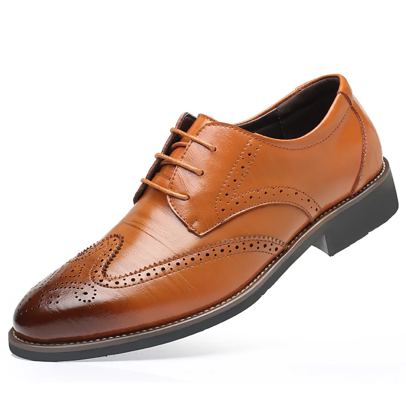 Luxury Men Oxfords Shoes Wedding Party Brogue Shoes Men Dress Shoes Genuine Leather Formal Business shoes BIG size
Luxury Men Oxfords Shoes Wedding Party Brogue Shoes Men Dress Shoes Genuine Leather Formal Business shoes BIG size