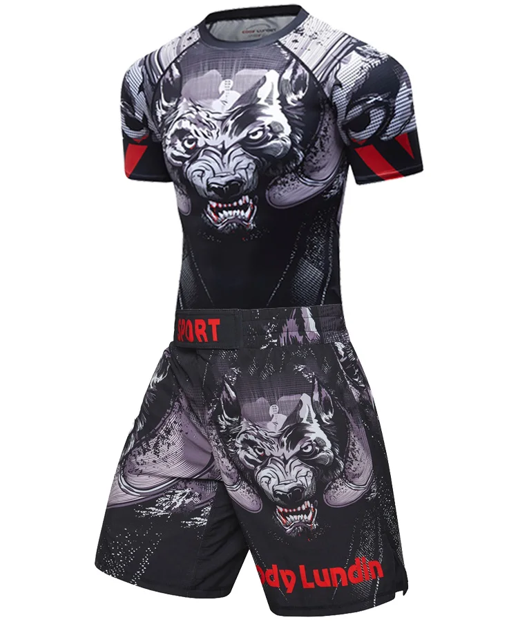 2021 Men Sport MMA Rashguard Jiu Jitsu Jerseys+Pants Fitness T Shirt BJJ Boxing Set Gym Rash Guard Fightwear Sportsuit Boxeo
2021 Men Sport MMA Rashguard Jiu Jitsu Jerseys+Pants Fitness T Shirt BJJ Boxing Set Gym Rash Guard Fightwear Sportsuit Boxeo