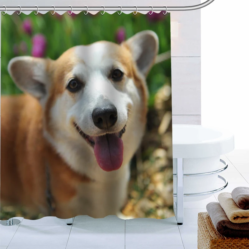 Corgi Dog Shower Curtain Polyester Fabric Print Bath Curtains For Bathroom Waterproof Bath Curtain Hook Modern Eco-Friendly
Corgi Dog Shower Curtain Polyester Fabric Print Bath Curtains For Bathroom Waterproof Bath Curtain Hook Modern Eco-Friendly
