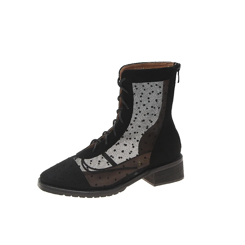 Martin Boots With Mesh Short Boots Summer Breathable 2019 New Wild Women's Boots Thick British Style Thin Belt Ladies Shoes
Martin Boots With Mesh Short Boots Summer Breathable 2019 New Wild Women's Boots Thick British Style Thin Belt Ladies Shoes