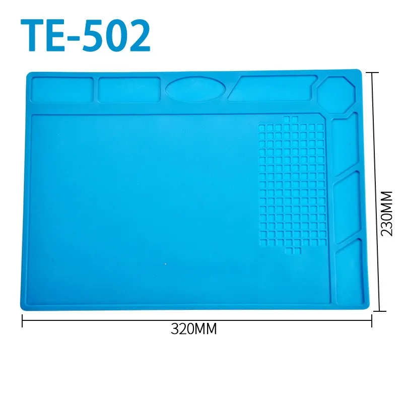 320*230mm Anti-Static Heat-Resistant Maintenance Pads Heat Insulation Working Repair Pad Silicone Soldering Mat Phone Repair Pad
320*230mm Anti-Static Heat-Resistant Maintenance Pads Heat Insulation Working Repair Pad Silicone Soldering Mat Phone Repair Pad