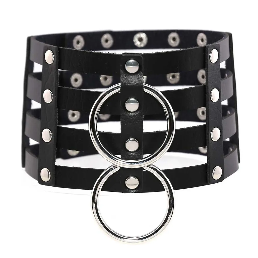 ZIMNO Punk Goth Circle Pendant Rivet Leather Necklace for Women Harajuku Choker Vintage Sexy Collar Cosplay Jewelry Accessories
ZIMNO Punk Goth Circle Pendant Rivet Leather Necklace for Women Harajuku Choker Vintage Sexy Collar Cosplay Jewelry Accessories