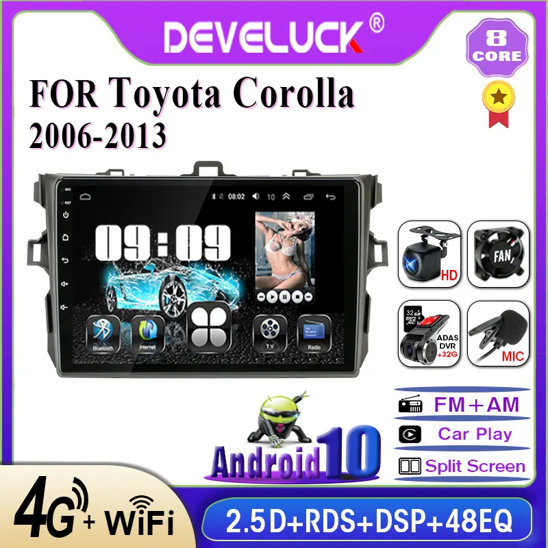 2 Din Android Car Radio Multimedia Player For Toyota Corolla E140/150 2007 2008 2009 2010 2011 2012 2013 2014 2015 2016 2din RDS
2 Din Android Car Radio Multimedia Player For Toyota Corolla E140/150 2007 2008 2009 2010 2011 2012 2013 2014 2015 2016 2din RDS