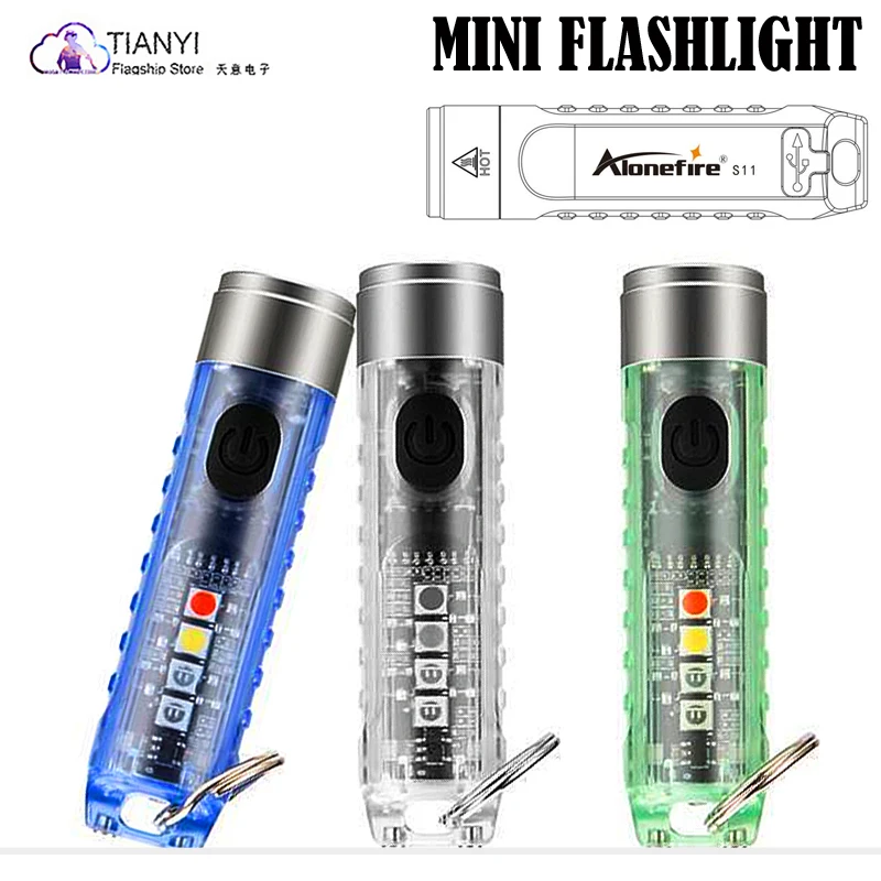 Multi-function USB rechargeable key chain Mini flashlight super bright portable outdoor compact LED 
Multi-function USB rechargeable key chain Mini flashlight super bright portable outdoor compact LED