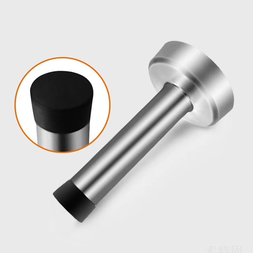 Door Stops Stainless Steel Wall Mounted Holder For Home Silver With Rubber Stopper 43*80MM/43*95MM
Door Stops Stainless Steel Wall Mounted Holder For Home Silver With Rubber Stopper 43*80MM/43*95MM
