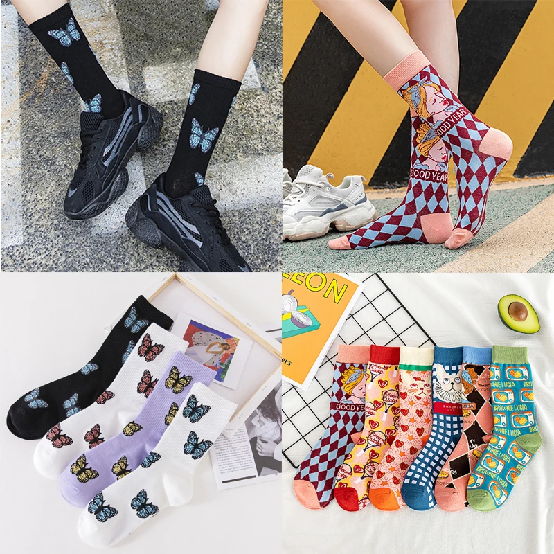 Women Socks Art Print Short Socks for Girls Female Lady High Quality Autumn Winter Warm Socks Chistmas Gift for Friends
Women Socks Art Print Short Socks for Girls Female Lady High Quality Autumn Winter Warm Socks Chistmas Gift for Friends