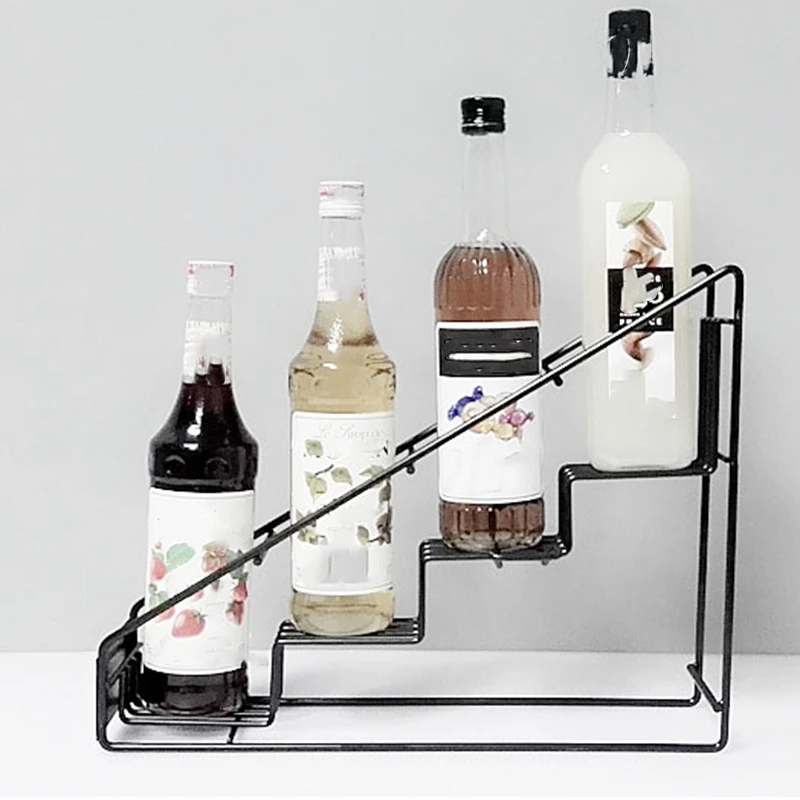 Wire Diplay Rack/Monin 4 Bottle Syrup Rack Coffee Storage Rack Multifunction Milk Tea Cup Rack Display
Wire Diplay Rack/Monin 4 Bottle Syrup Rack Coffee Storage Rack Multifunction Milk Tea Cup Rack Display