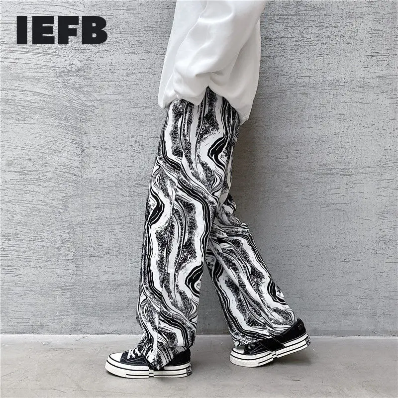 IEFB 2022 Summer New Straight Trousers Trendy Fashion Splash Ink Printing Loose Casual Men's All-match Wide-leg Pants 9Y6268
IEFB 2022 Summer New Straight Trousers Trendy Fashion Splash Ink Printing Loose Casual Men's All-match Wide-leg Pants 9Y6268