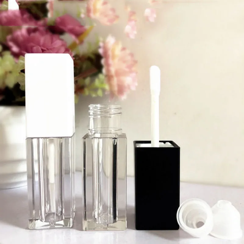 10-50pcs 5ml Empty Square Lip Gloss Tubes Transparent Lip Balm Tube Lipstick Mini Sample Cosmetic Container With Black/White Cap
10-50pcs 5ml Empty Square Lip Gloss Tubes Transparent Lip Balm Tube Lipstick Mini Sample Cosmetic Container With Black/White Cap