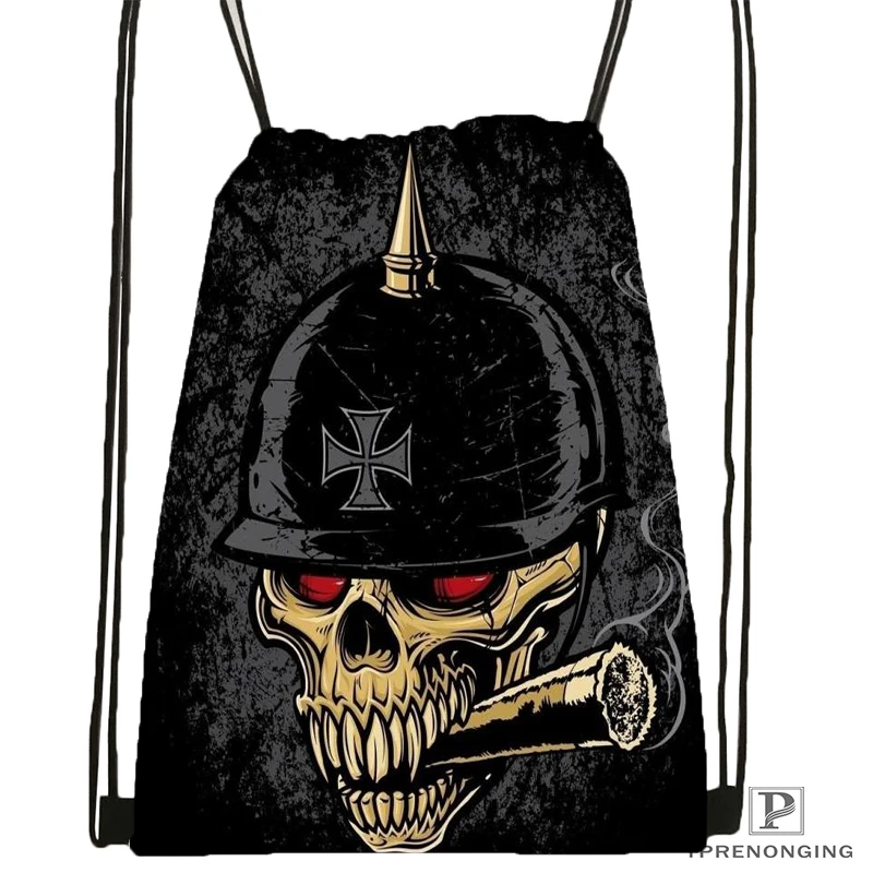 Custom кричащий дизайн татуировки Иисуса походная сумка на шнурке милый рюкзак для