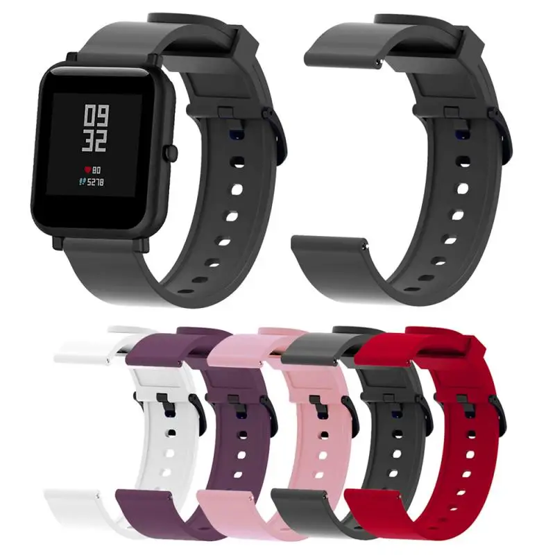 1Pc Silicone Watch Strap For Huami Amazfit GTS GTR Bracelet For Huami Amazfit Bip Watch Bands Non-slip Waterproof Silicone Strap
1Pc Silicone Watch Strap For Huami Amazfit GTS GTR Bracelet For Huami Amazfit Bip Watch Bands Non-slip Waterproof Silicone Strap