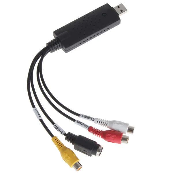 Video & Audio DVR Capture USB 2.0 Converter Adapter With Stereo Audio HDTV VHS DVD RCA for PC Laptop Windows 2000/Windows XP
Video & Audio DVR Capture USB 2.0 Converter Adapter With Stereo Audio HDTV VHS DVD RCA for PC Laptop Windows 2000/Windows XP