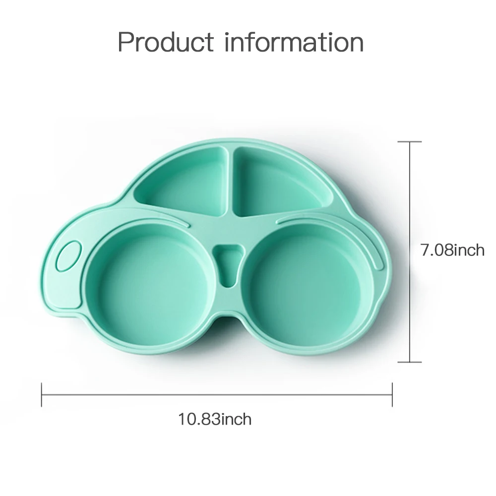 Baby Silicone Plate Sucker Bowl Cartoon Car Silica Gel Dishes Nursing Feeding Tableware Kids Toddler Babies Non-Slip Food Grade
Baby Silicone Plate Sucker Bowl Cartoon Car Silica Gel Dishes Nursing Feeding Tableware Kids Toddler Babies Non-Slip Food Grade