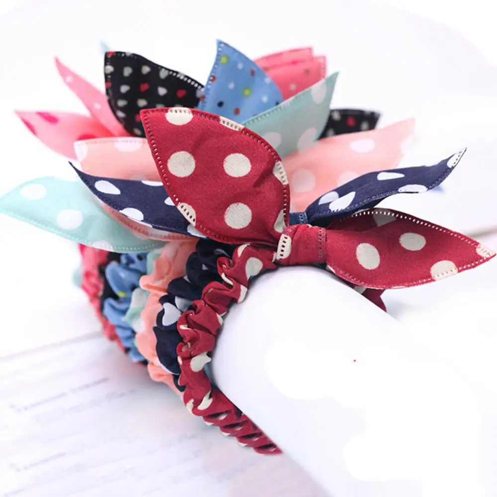 70% Hot Sell Girl Fashion Polka Dot Rabbit Ears Decor Hair Rope Band Scrunchy Ponytail Holder
70% Hot Sell Girl Fashion Polka Dot Rabbit Ears Decor Hair Rope Band Scrunchy Ponytail Holder