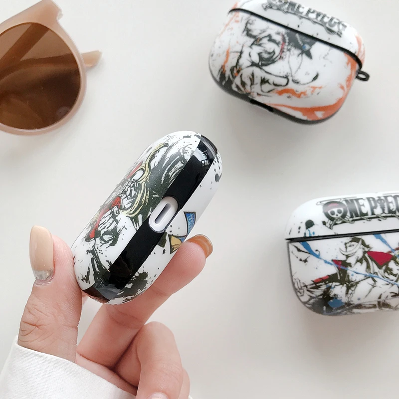 Cute Cartoon One Piece Silicone Bluetooth Earphone Case For Apple AirPods 1 2 3 Pro Ink painting Protection Cover Charging Box 
Cute Cartoon One Piece Silicone Bluetooth Earphone Case For Apple AirPods 1 2 3 Pro Ink painting Protection Cover Charging Box