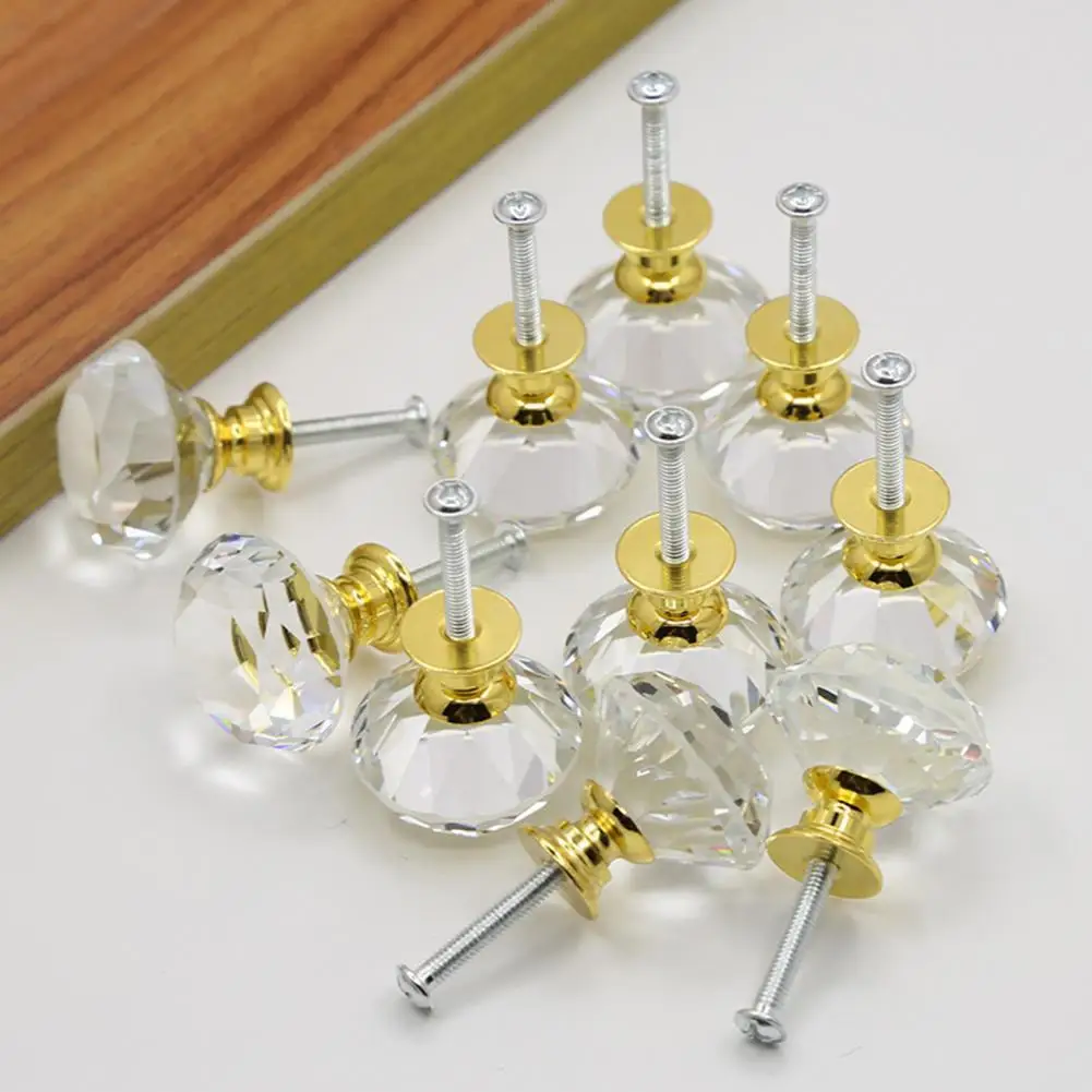 Comfortable Grip Excellent Workmanship 30mm Electroplated Glass Diamond-Shaped Handle Knob for Wardrobes
Comfortable Grip Excellent Workmanship 30mm Electroplated Glass Diamond-Shaped Handle Knob for Wardrobes