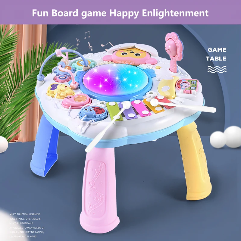 Kids Infant Musical Instrument Learning Table Baby Toys Piano Early Educational Study Activity Center Music Game Children Gift
Kids Infant Musical Instrument Learning Table Baby Toys Piano Early Educational Study Activity Center Music Game Children Gift