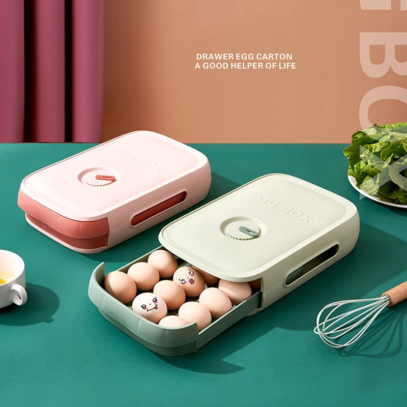 Drawer Type Egg Storage Box Plastic Storage Containers Removable Egg Cartons Household Fresh Keeping Boxes Kitchen accessories
Drawer Type Egg Storage Box Plastic Storage Containers Removable Egg Cartons Household Fresh Keeping Boxes Kitchen accessories