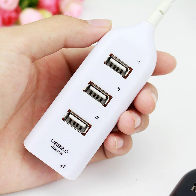 USB 2 0 Hi-Скорость 4-Порты и разъёмы разветвитель адаптер для ПК компьютер