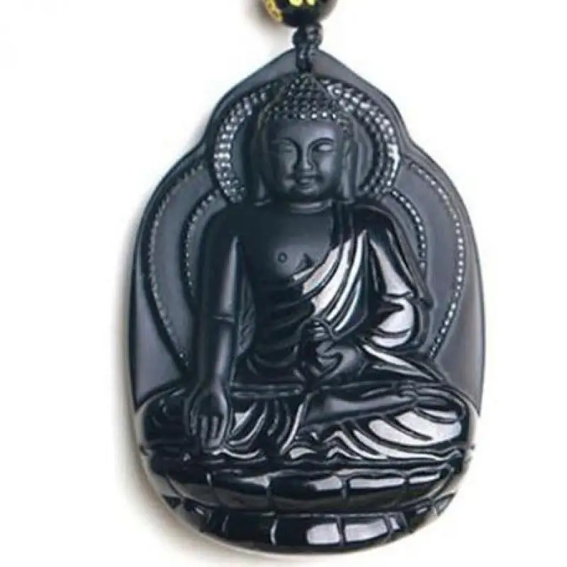 Natural Black Obsidian Stone Bodhisattva Pendant Necklace Popular Fashion Charms Boutique Jewelry Buddha Jade Stone Amulet Gifts
Natural Black Obsidian Stone Bodhisattva Pendant Necklace Popular Fashion Charms Boutique Jewelry Buddha Jade Stone Amulet Gifts