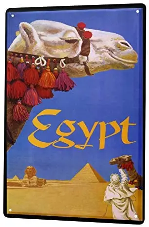 Tin Sign Metal Plate Decorative Sign Home Decor Plaques 30 x 40 cm Globetrotter Egypt Camel
Tin Sign Metal Plate Decorative Sign Home Decor Plaques 30 x 40 cm Globetrotter Egypt Camel