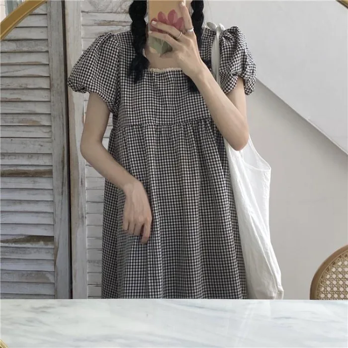 Skirt Women's Clothing 2020 New Summer Grid Slim High Temperament Long Dress Gentle Small Size Dress
Skirt Women's Clothing 2020 New Summer Grid Slim High Temperament Long Dress Gentle Small Size Dress
