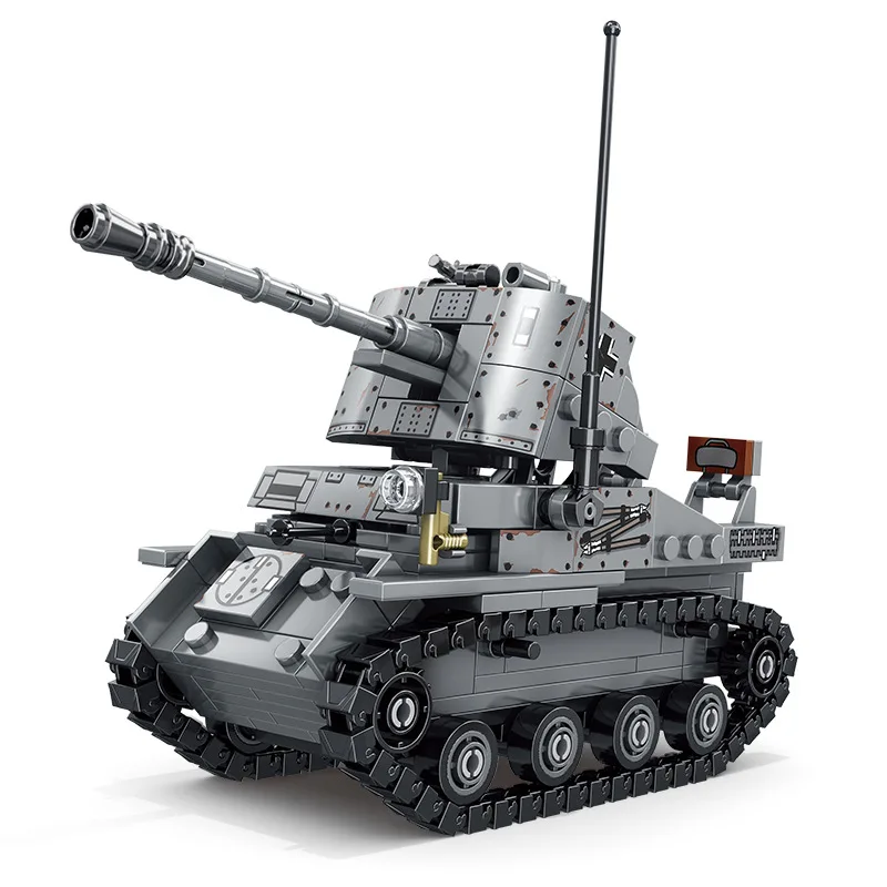 Военная война 2 мировая война Немецкий Weasel Самозащита от танка битва MOC строительные блоки классическое оружие наборы моделей кирпичей DIY иг...
Военная война 2 мировая война Немецкий Weasel Самозащита от танка битва MOC строительные блоки классическое оружие наборы моделей кирпичей DIY иг...