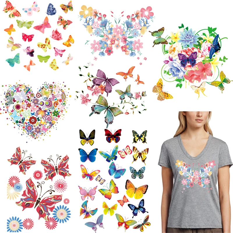 Butterfly Patch Iron-on Transfers for Clothing Thermoadhesive Patches on Clothes Diy Thermal Sticker Applique for Children Dress
Butterfly Patch Iron-on Transfers for Clothing Thermoadhesive Patches on Clothes Diy Thermal Sticker Applique for Children Dress
