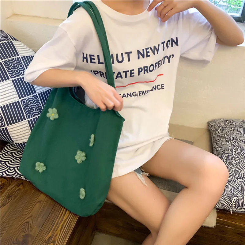 2019 Fashion Women canvas shoulder bag large capacity small daisy canvas bag handbags shopping bag summer
2019 Fashion Women canvas shoulder bag large capacity small daisy canvas bag handbags shopping bag summer