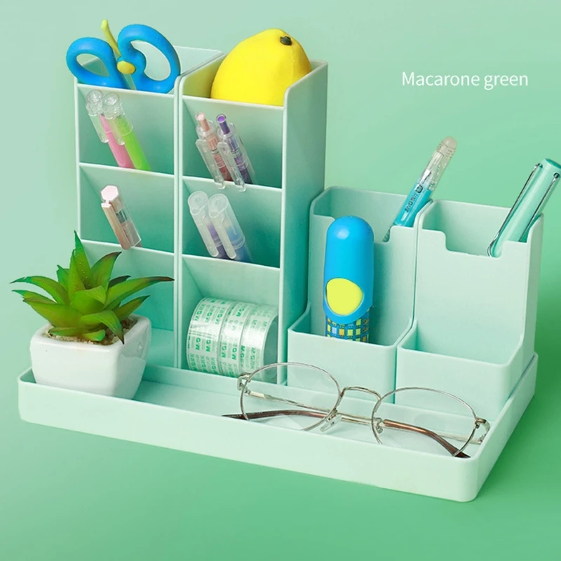 Vertical Pen Organizer with 4 Pen Holders 1 Tray Combine Freely Creative Desk Organizer Pen Holder Marker Storage Caddy
Vertical Pen Organizer with 4 Pen Holders 1 Tray Combine Freely Creative Desk Organizer Pen Holder Marker Storage Caddy