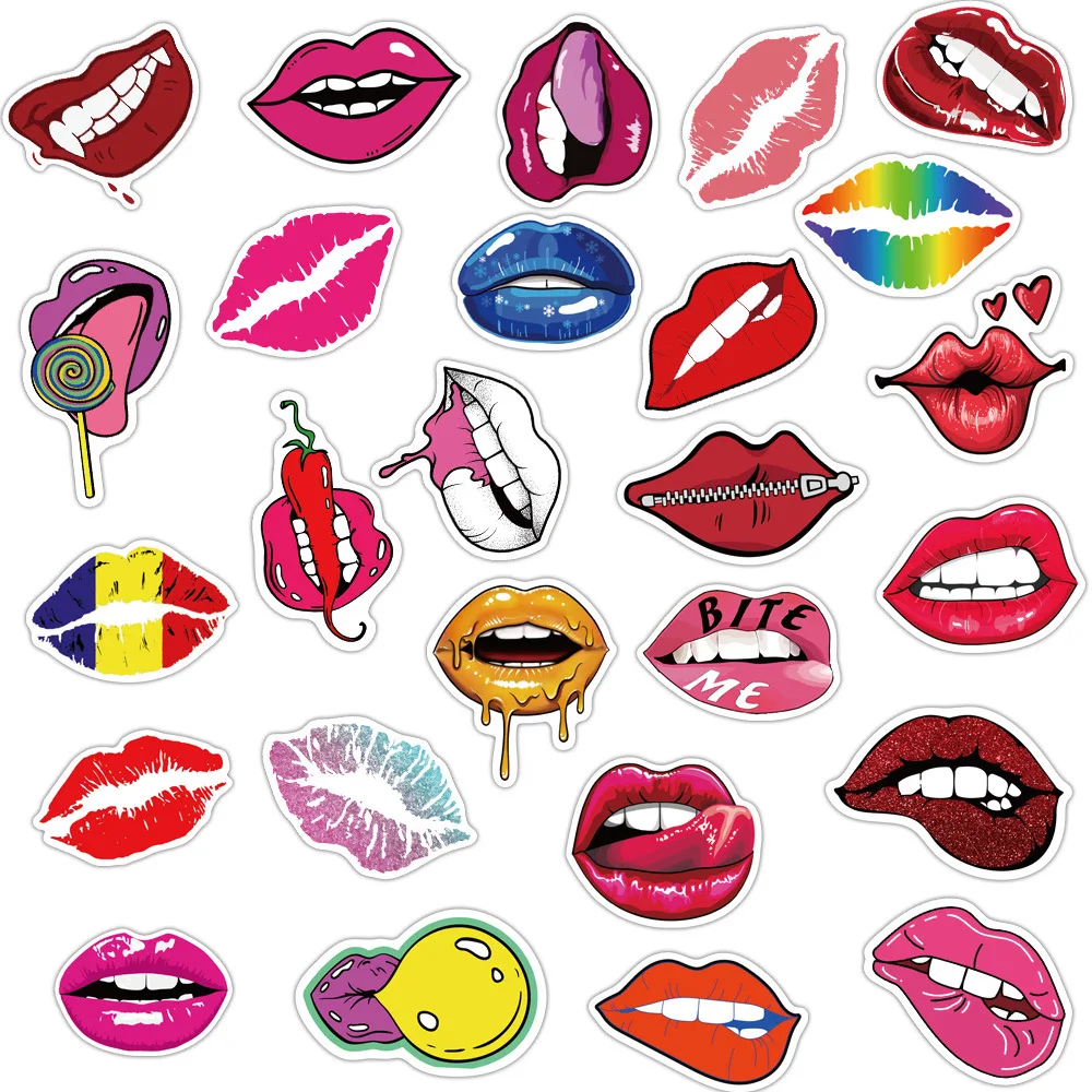 10/30/50Pcs Girls Sexy Hot Lips Stickers For Motorcycle Laptop Water Bottle Luggage Skateboard Car Decal DIY Stickers
10/30/50Pcs Girls Sexy Hot Lips Stickers For Motorcycle Laptop Water Bottle Luggage Skateboard Car Decal DIY Stickers