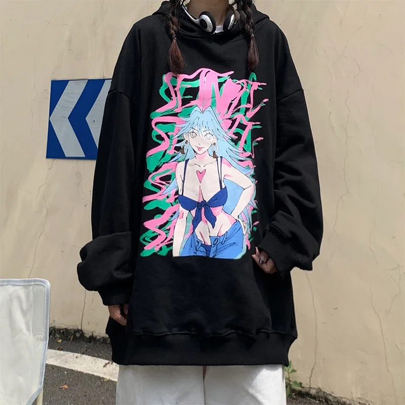 Winter New Women's Long-Sleeved Hoodie Original Cartoon Anime Hand-Painted Double-Layer Hood Hoodie Loose INS Tide Hoodie
Winter New Women's Long-Sleeved Hoodie Original Cartoon Anime Hand-Painted Double-Layer Hood Hoodie Loose INS Tide Hoodie