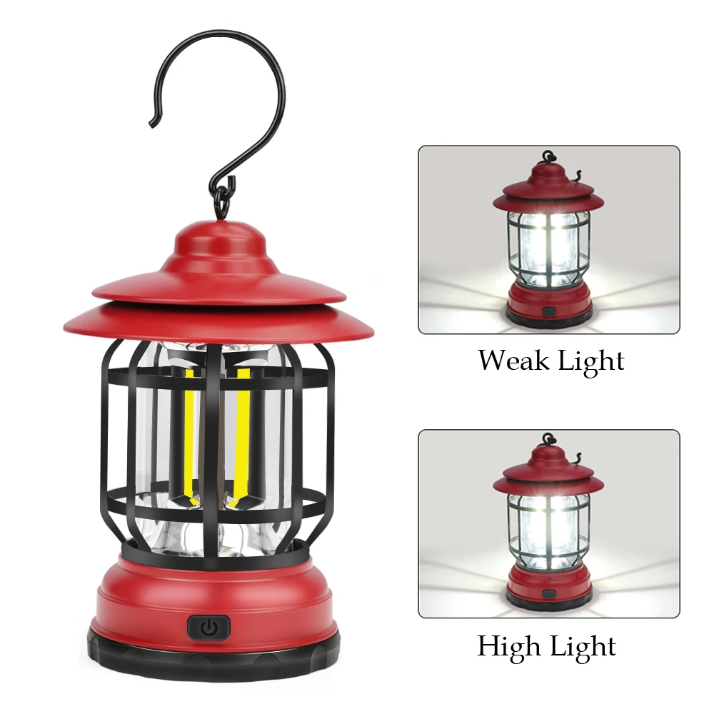 Retro Led Camping Lantern Battery Powered White Light Outdoor Tent Light Waterproof Hanging Flashlight Lamp For Emergency Hiking
Retro Led Camping Lantern Battery Powered White Light Outdoor Tent Light Waterproof Hanging Flashlight Lamp For Emergency Hiking